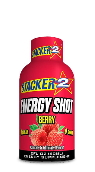 STACKER 2 ENERGY SHOTS TOP INGREDIENTS